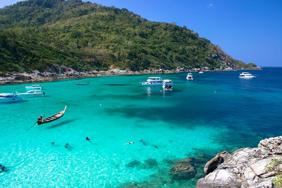 Phuket → Coral Island → Promthep Cape Sunset → Phuket